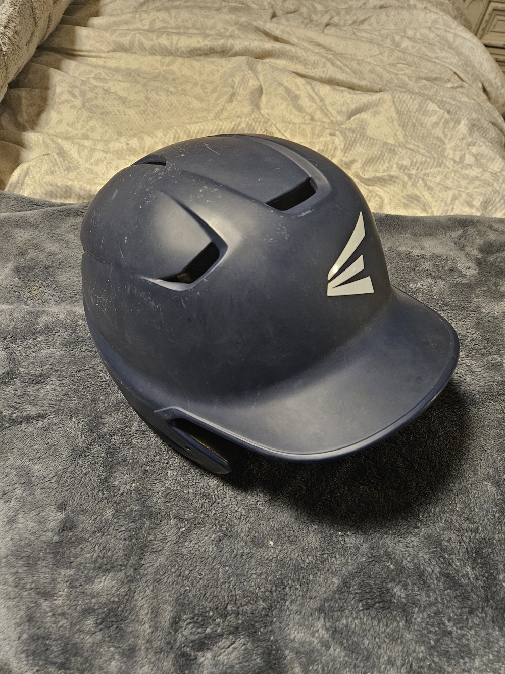 Easton Navy Batting Helmet with White Logo